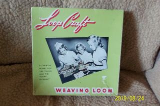 Vintage Loop Craft Weaving Loom Nelly Bee Products With Directions