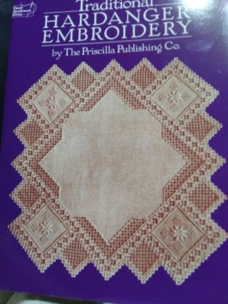 Traditional Hardanger Embroidery Dover 1985 Reprint From 1924 Vintage Designs