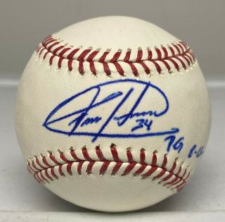 Felix Hernandez " 2012 Perfect Game " Signed Baseball Psa/dna Mariners Auto