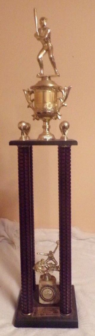 Softball/baseball Tournament First Place Trophy (ready For Display) 45 " Tall
