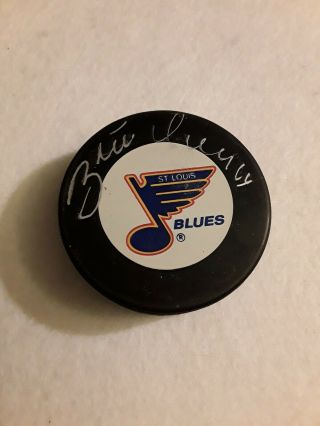 Vintage St.  Louis Blues Signed Autographed Hockey Puck Brett Hull