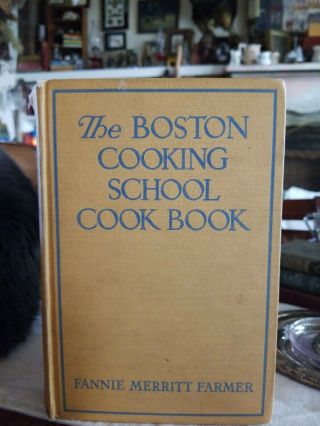 The Boston Cooking School Cook Book,  Fannie Merritt Farmer,  1945 Hc