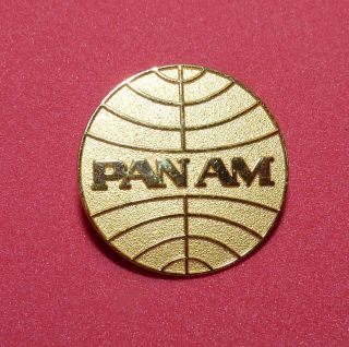 Vtg Pan Am Airlines Logo Fly Girls Stewardess Flight Attendant Pilot Captain Pin