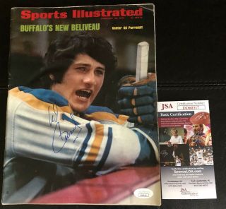 Gil Perreault Autographed Jsa Authenticated Buffalo 2/26/73 Sports Illustrated
