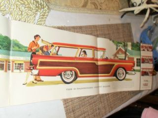 Vintage 1957 Ford Station Wagon Advertising Brochure 3