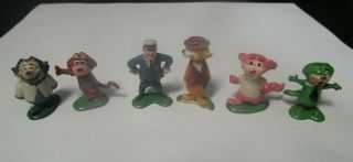 Vintage Marx Tinykins Top Cat Set - Hanna Barbera - Benny The Ball,  Choo Choo,