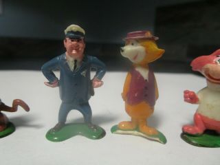Vintage Marx Tinykins Top Cat Set - Hanna Barbera - Benny The Ball,  Choo Choo, 3