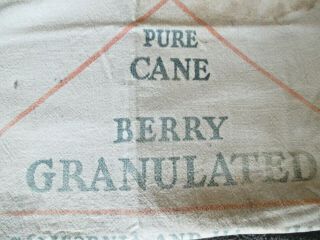 Vintage C And H Sugar Pure Cane 100 Lbs Sack