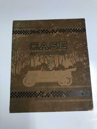 1917 Case Automobile " The Flexible Four Sales Brochure Racine Wi.  J I Case Co
