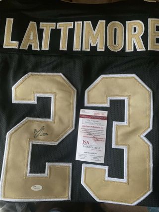 Marshon Lattimore Orleans Saints Signed Autograph Jersey Jsa