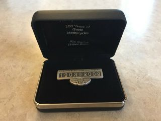 Harley Davidson 100th Anniversary Sterling Silver Pin 97948 - 03 Nib