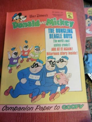 Walt Disneys Donald And Mickey Comic 30th March 1974 Rare Napoleon And Samantha