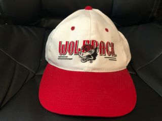 Vintage North Carolina Nc State Wolfpack Snapback Hat Cap