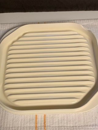 Vintage Rubbermaid Cookware Bacon Meat Rack Microwave Conventional Oven Usa