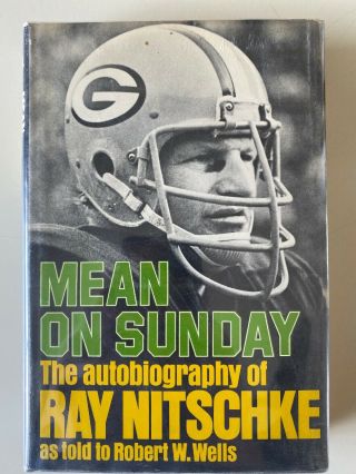 Green Bay Packers Signed Ray Nitschke Mean On Sunday Book