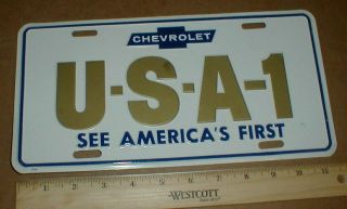 Vtg Nos Chevrolet Usa - 1 See America 