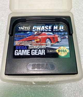 Chase Hq For Sega Game Gear Vintage -
