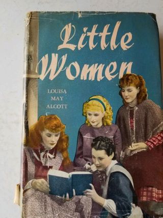 Vintage Little Men Louisa May Alcott Dust Jacket