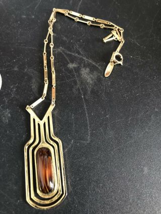 Vtg Whiting And Davis Necklace