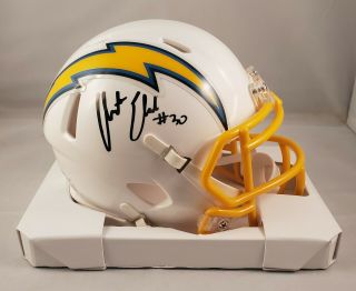 Austin Ekeler Autographed Signed Mini Helmet Los Angeles Chargers Beckett