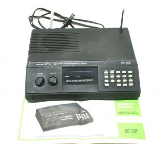 Vintage Realistic Pro - 2009 Programmable Scanner Uhf Vhf Black