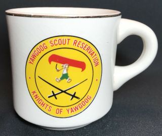Vintage Boy Scout Cup Knights Of Yawgoog Yawgoog Scout Reservation