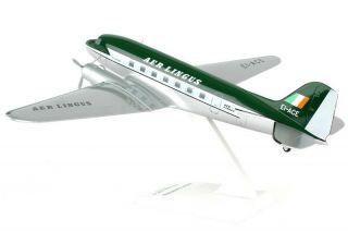 Dc3 Aer Lingus Reg Ei - Ace Snap Fit Model 1:80 Scale Old Livery Model