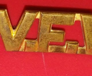 Vintage VFW Pin Veterans Of Foreign Wars Lapel Hat Military Lapel Collectible 3