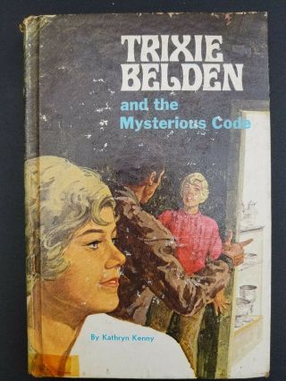 Trixie Belden 7 The Mysterious Code " Ugly " Edition 1970 Hc Kathyrn Kenny