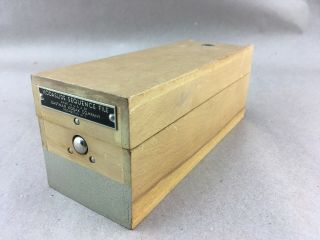 Vintage Kodak Kodaslide Sequence File Wooden Box For 35mm Sildes