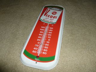 Wall Thermometer - Veedol 10 - 30 Motor Oil