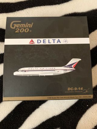 1:200 Gemini Jets Delta Airlines Douglas Dc - 9 - 14 Widget
