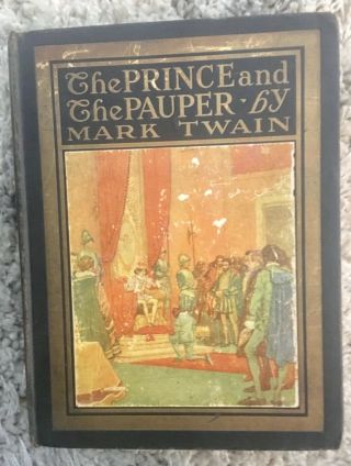 The Prince And The Pauper By Mark Twain Vintage Print