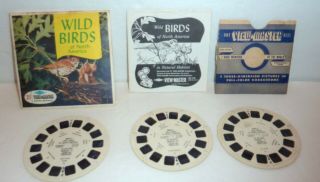 Vintage View - Master B611 Wild Birds Of North America 3 Reel Set,  Booklet 1955