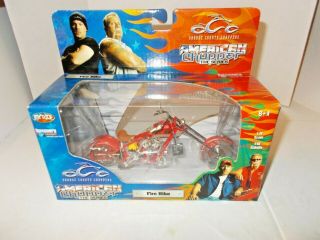 2004 Orange County Choppers American Chopper Series 1/18 Fire Bike