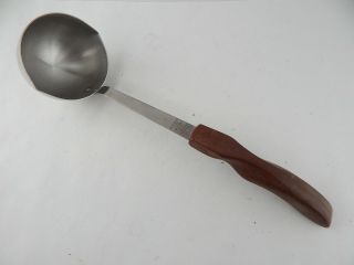 Vintage Cutco No.  15 Stainless Ladle Classic Brown Handle Made In Usa