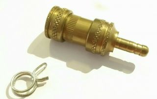 Vintage Silca Pump Head Brass Made In Italy Molteni Silca Floor Pump -