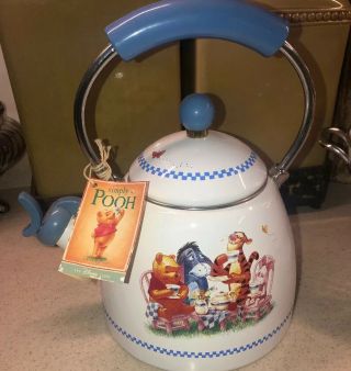 Vintage 90’s Disney Winnie Simply Pooh Tea Kettle (displayed & Stored