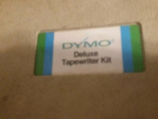Vintage Dymo 1570 Chrome Label Maker Bundle Deluxe Tapewriter Kit