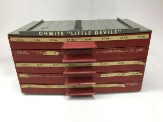 Vintage Ohmite “little Devils” Chest With Resistors
