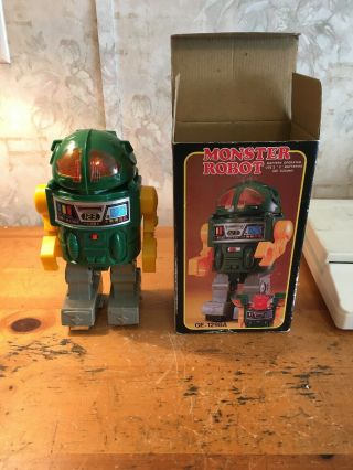 Vintage Monster Robot Ge - 1298a Battery Operated