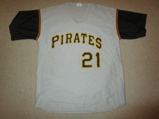 Pittsburgh Pirates Roberto Clemente Sga Jersey Shirt Medium To Xl Adult