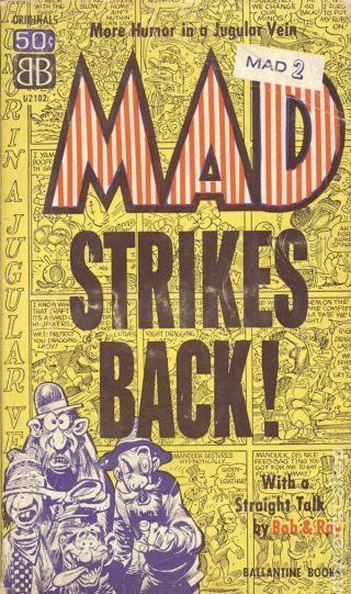 Mad Strikes Back (acceptable) Mad Ballantine U2102 1963 Humor
