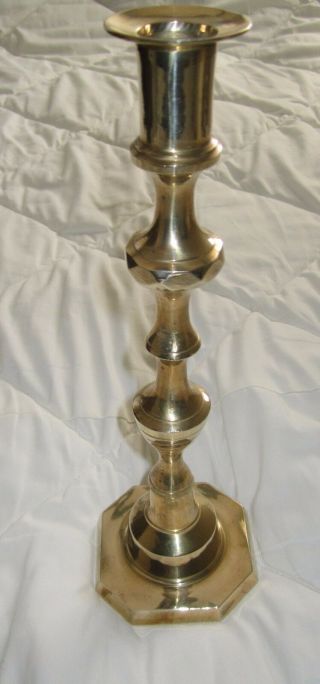 Vintage Pair Solid Brass Bee Hive Candle Holders 11 
