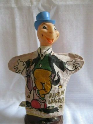 Vintage Gund Disney Jiminy Cricket Hand Puppet - 1960s