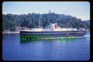 Slide,  Cn Canadian National Car Ferry Ss Canora,  1962