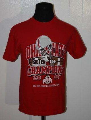Tri Lake Ohio State Big 10 Championship 2006 Tee Shirt M