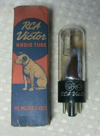 Vintage Rca Victor 1g4 1g4g Tube - Box W/ Dog