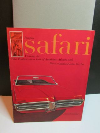 Vintage 1967 Pontiac All Models Brochures & Advertising Gto Bonneville Etc