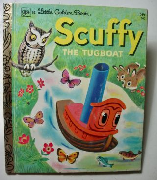 1977 " Scuffy The Tugboat " Little Golden Book